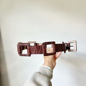 Vintage leather belt